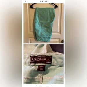 Mint colored denim pants from CATO